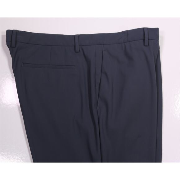 Theory Men's Zaine Blue Gray Performance Flat Front Dress Pants 40x29 - Picture 2 of 7